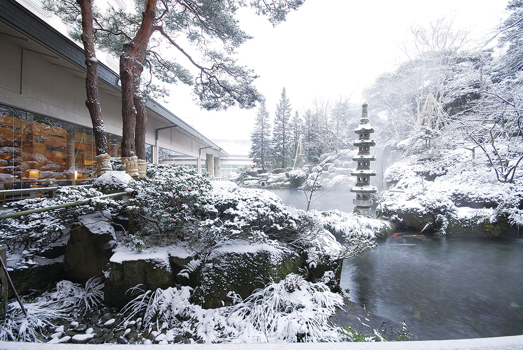 画像：水明館　冬
